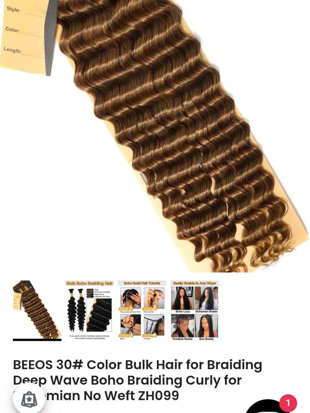 Deep Wave Human Hair